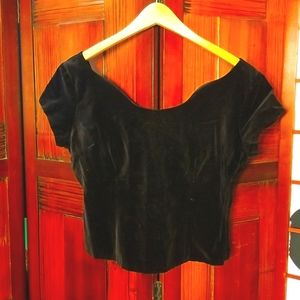 Vintage velvet top